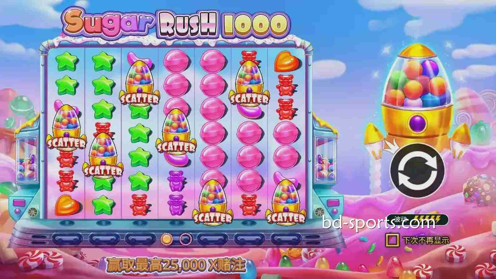 万博体育：《极速糖果1000》游戏带你进入甜蜜的糖果世界